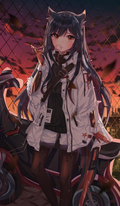 《明日方舟》德克萨斯5k手机壁纸