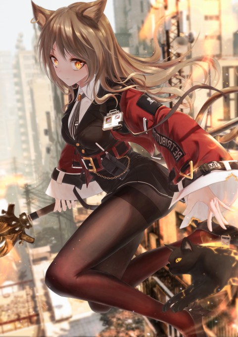《明日方舟》天火4k手机壁纸(2894x4093)
