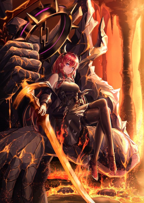 《明日方舟》史尔特尔4k手机壁纸(3508x4961)