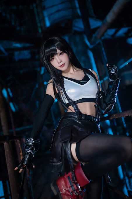水淼aqua角色扮演蒂法2k手机壁纸