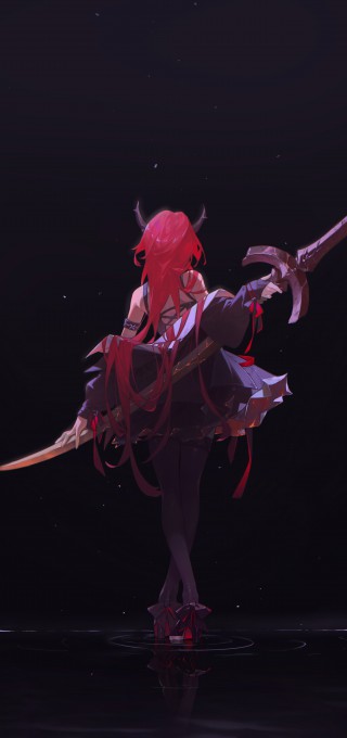 《明日方舟》史尔特尔5k手机竖屏壁纸(2474x5251)
