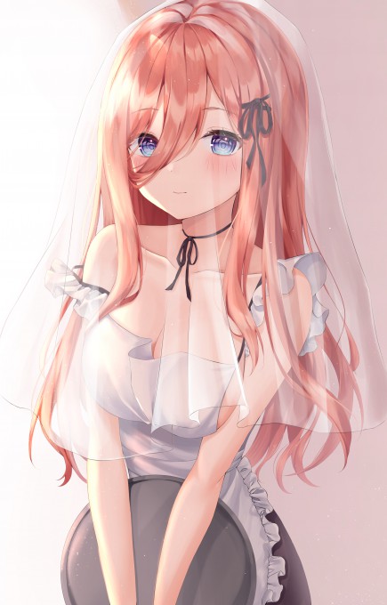 《五等分的花嫁》中野三玖4k手机竖屏壁纸