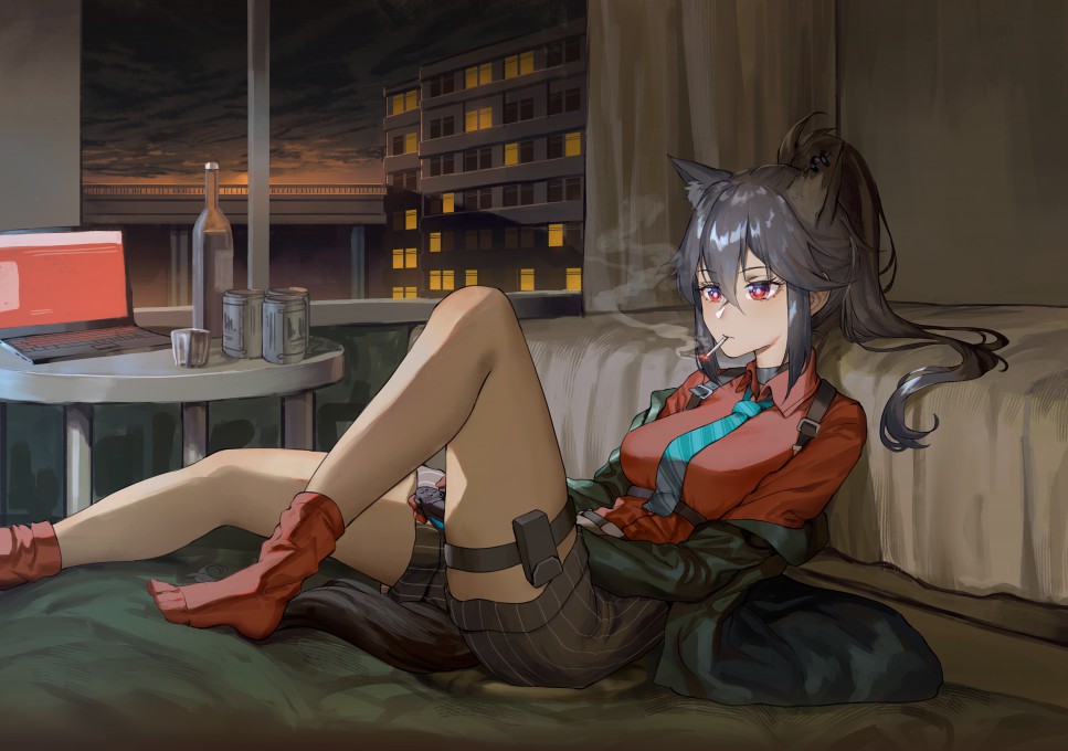 《明日方舟》德克萨斯6k电脑桌面壁纸