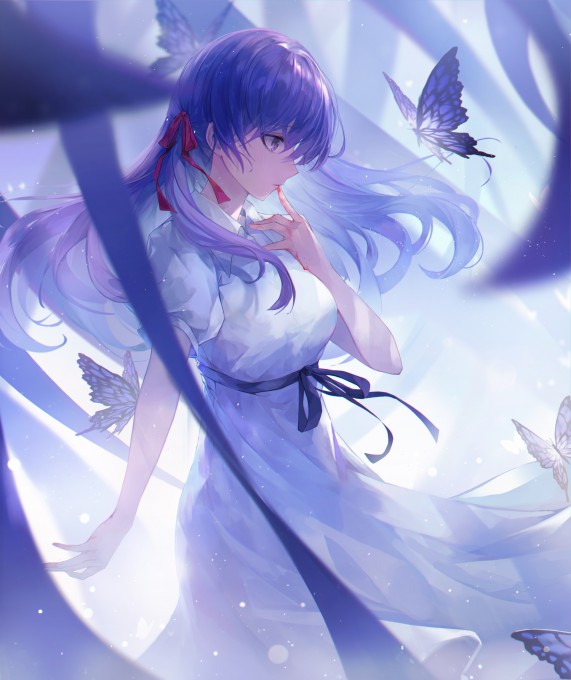 《Fate/stay night》间桐樱4k手机竖屏壁纸(3779x4500)