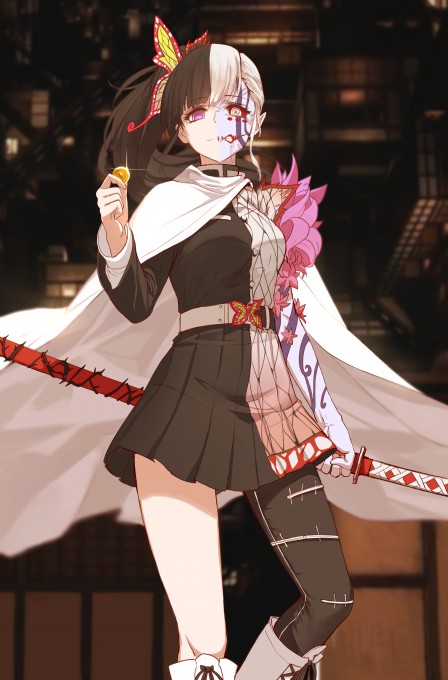 《鬼灭之刃》栗花落香奈乎2k手机竖屏壁纸(2212x3361)