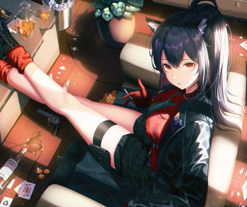 《明日方舟》德克萨斯4k桌面壁纸