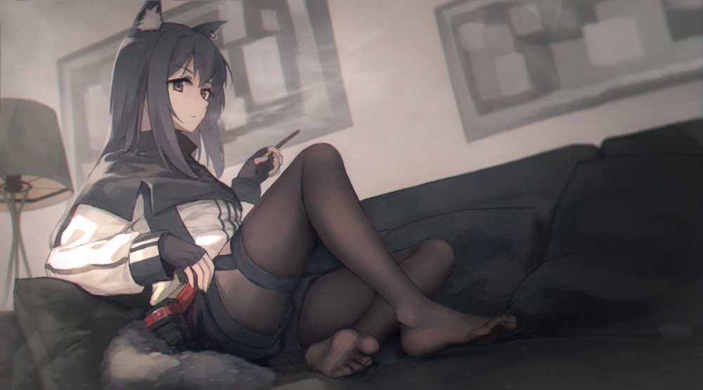 《明日方舟》德克萨斯2k桌面壁纸