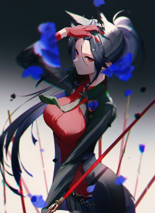 《明日方舟》德克萨斯5k手机壁纸