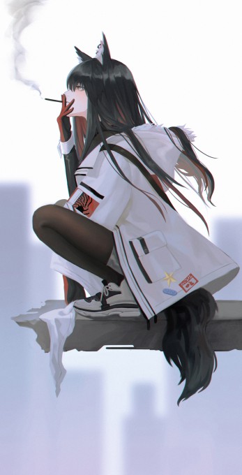 《明日方舟》德克萨斯2k手机壁纸