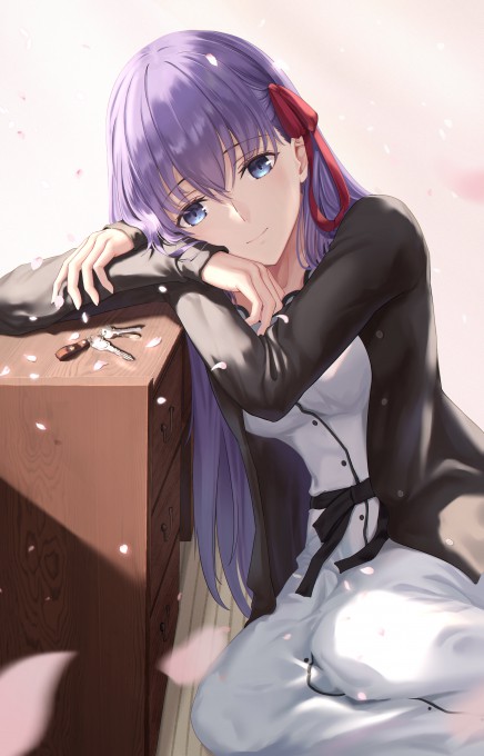 《Fate/stay night》间桐樱4k手机壁纸(2894x4514)