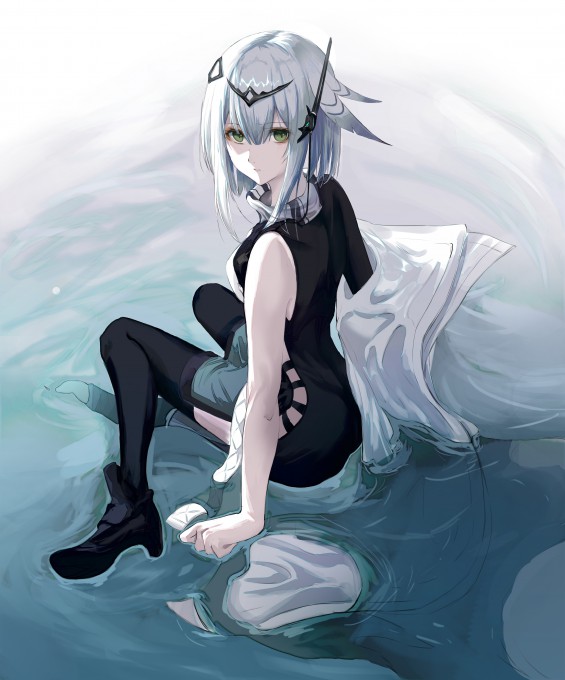 《明日方舟》灰喉5k手机壁纸