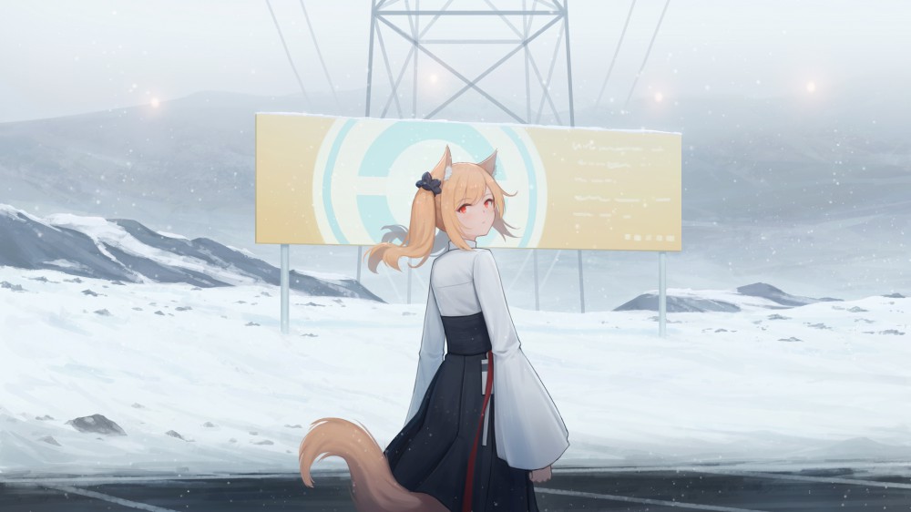 《明日方舟》空2k桌面壁纸