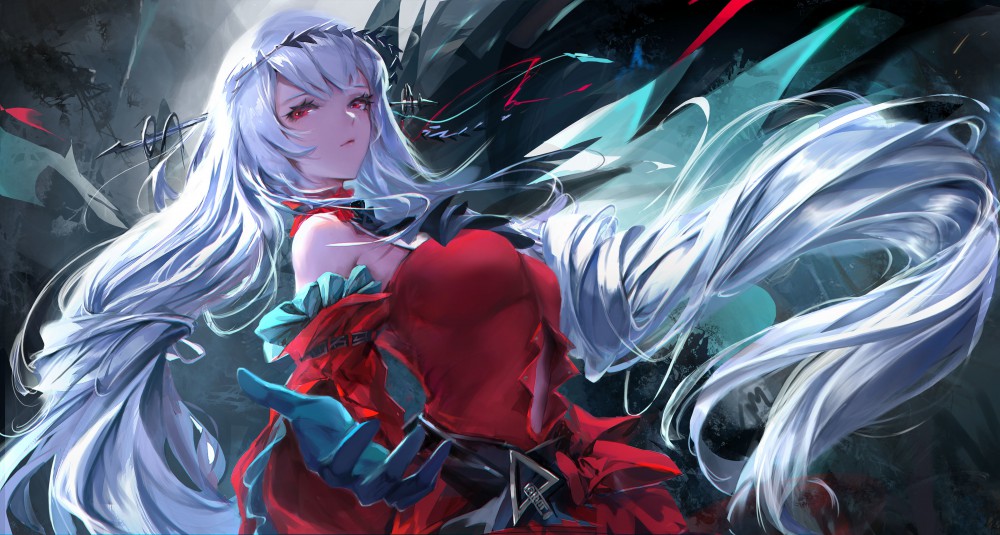 《明日方舟》斯卡蒂4k桌面壁纸