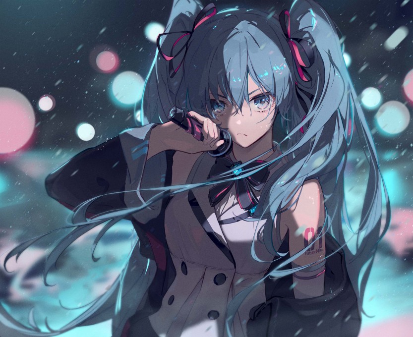 初音未来2k桌面壁纸(2795x2281)