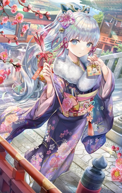 《原神》神里绫华4k手机壁纸