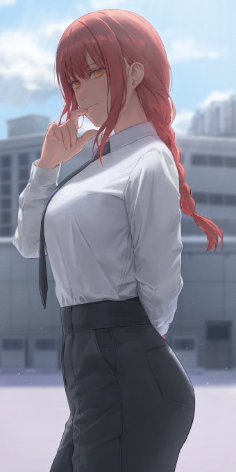 《电锯人》玛奇玛5k手机壁纸