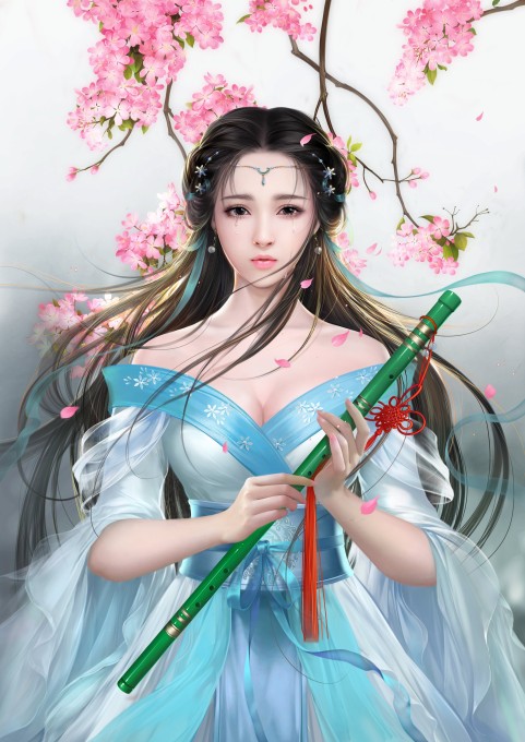 古风美女5k手机壁纸