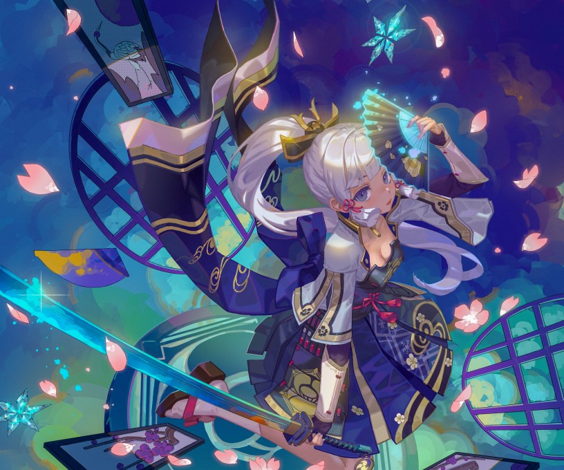 《原神》神里绫华4k电脑桌面壁纸