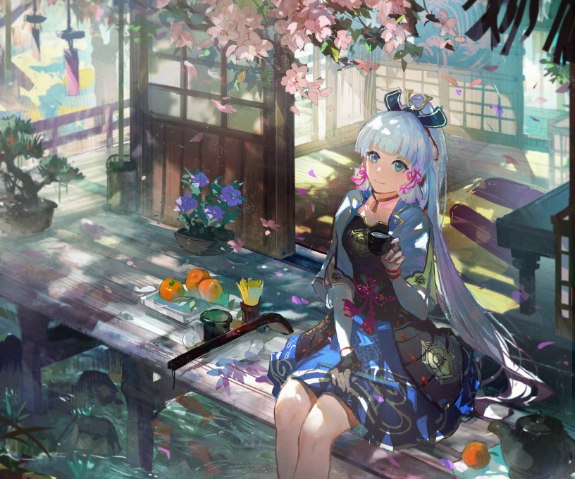 《原神》神里绫华高清电脑桌面壁纸(2480x2067)