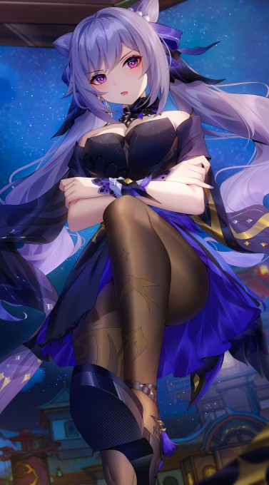 《原神》刻晴5k手机壁纸