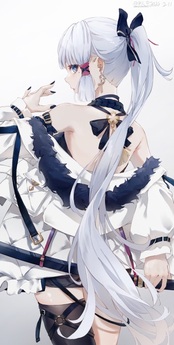 《原神》神里绫华5k手机壁纸(3050x6050)