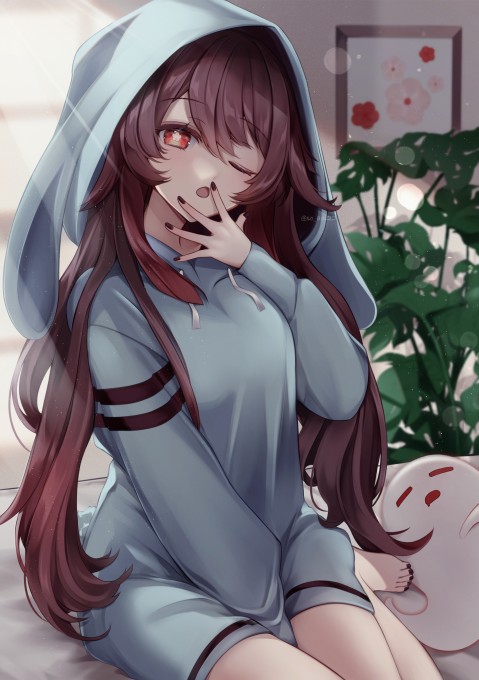 《原神》胡桃2k手机壁纸