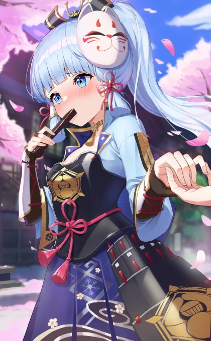 《原神》神里绫华2k手机壁纸