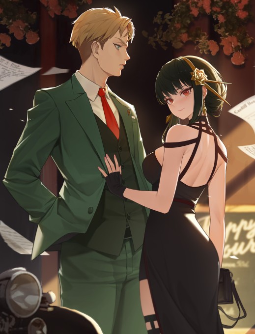 《间谍×过家家》约尔·福杰6k手机壁纸