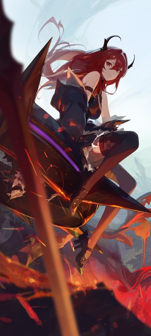 《明日方舟》史尔特尔2k手机壁纸