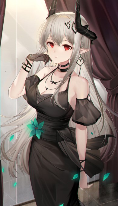 《明日方舟》泥岩2k手机壁纸(2066x3593)