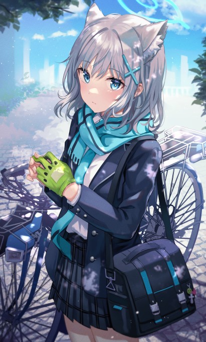 《碧蓝档案》砂狼白子2k手机壁纸(2146x3547)