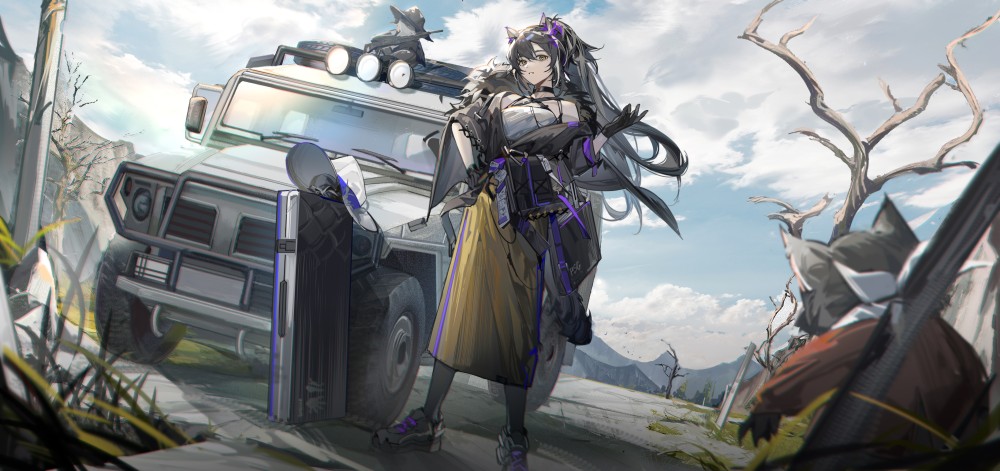 《明日方舟》2k电脑桌面壁纸