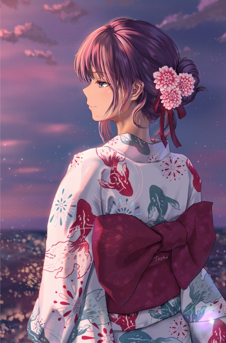 《命运之夜》间桐樱4k手机壁纸(2605x3955)