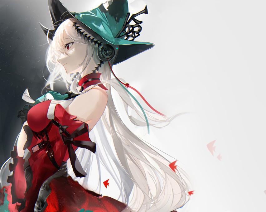 《明日方舟》斯卡蒂6k电脑桌面壁纸
