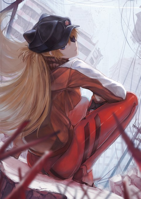 《新世纪福音战士》惣流·明日香·兰格雷2k手机壁纸