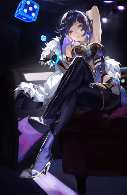 《原神》夜兰6k手机壁纸