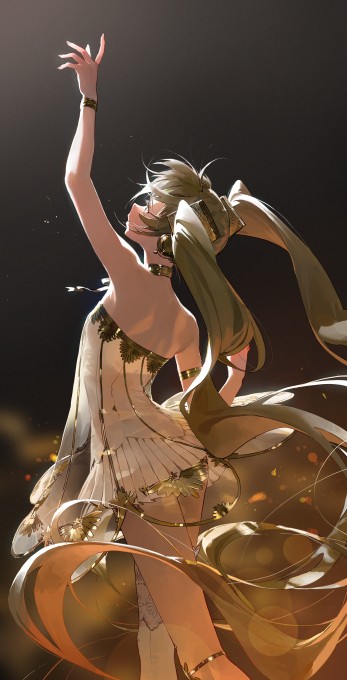 初音未来5k手机壁纸(2757x5401)