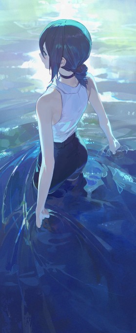 《电锯人》蕾塞2k手机壁纸