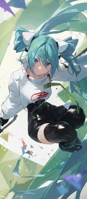 初音未来2k手机壁纸(1500x3437)