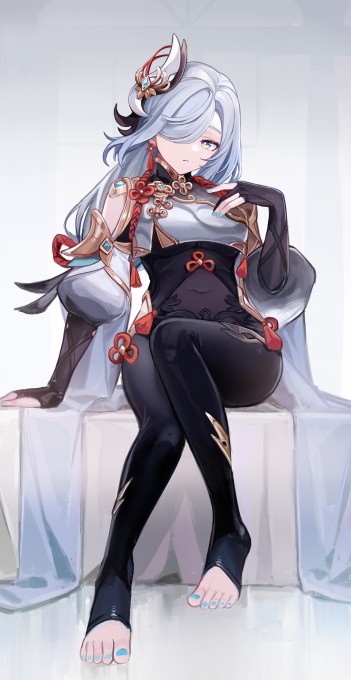 《原神》申鹤2k手机壁纸