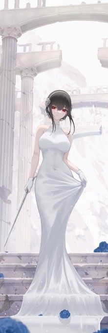 《间谍×过家家》约尔·福杰8k手机壁纸(3500x10780)