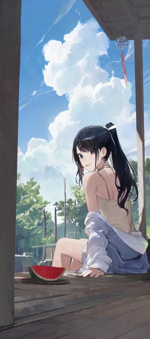 风野灯织2k手机壁纸(1500x3384)