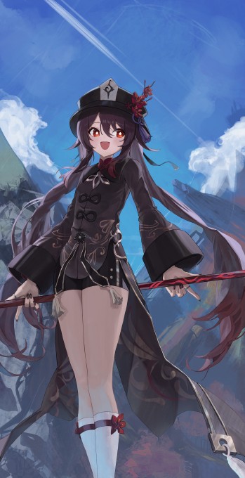 《原神》胡桃4k手机壁纸