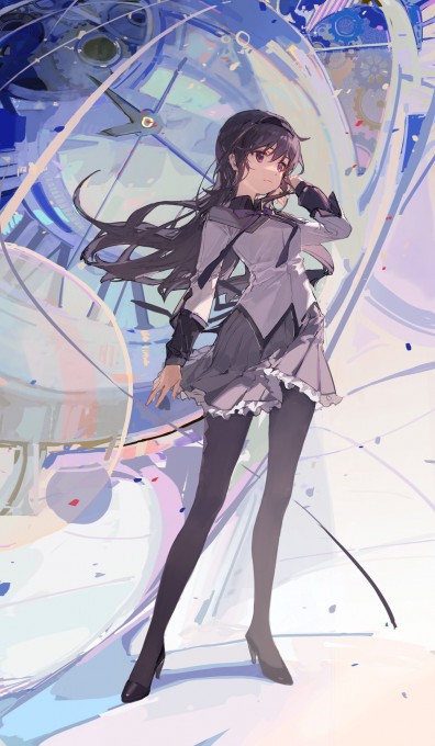 《魔法少女小圆》晓美焰高清手机壁纸