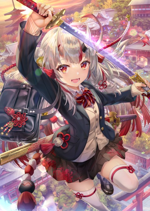 百鬼绫目8k手机壁纸(6172x8706)