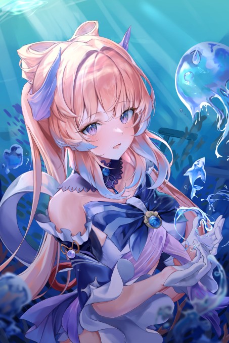 《原神》珊瑚宫心海5k手机壁纸