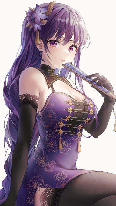 《原神》雷电将军5k手机壁纸(2880x5120)