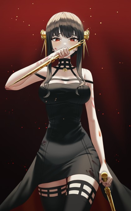 《间谍×过家家》约尔·福杰4k手机壁纸(2793x4500)