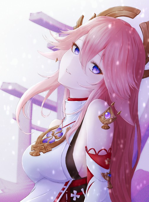 《原神》八重神子2k手机壁纸