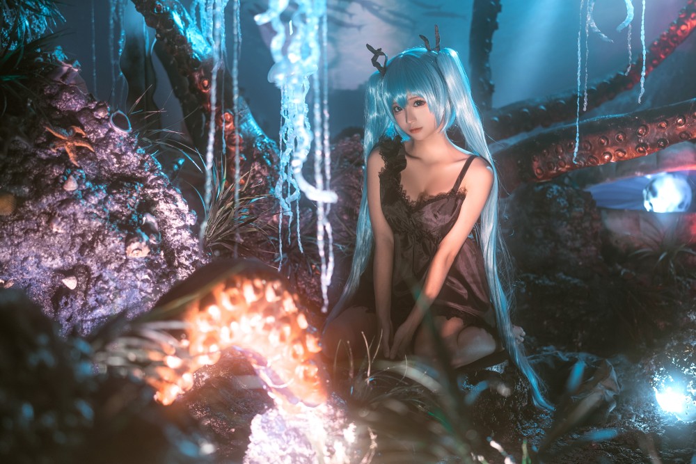 蠢沫沫角色扮演初音未来4k电脑桌面壁纸(4616x3078)